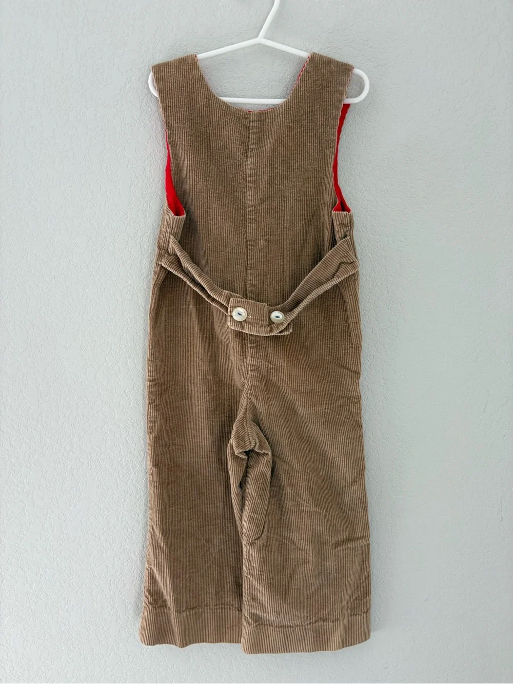 Vintage Chocolate Soup Kids Corduroy Romper Overalls Retro Preppy Size 4